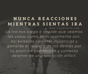 ¡Deja secar la ira!
