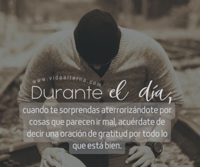 Oraci&oacute;n de gratitud
